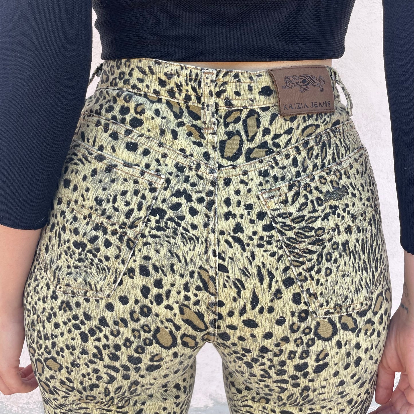 Jeans animalier Krizia