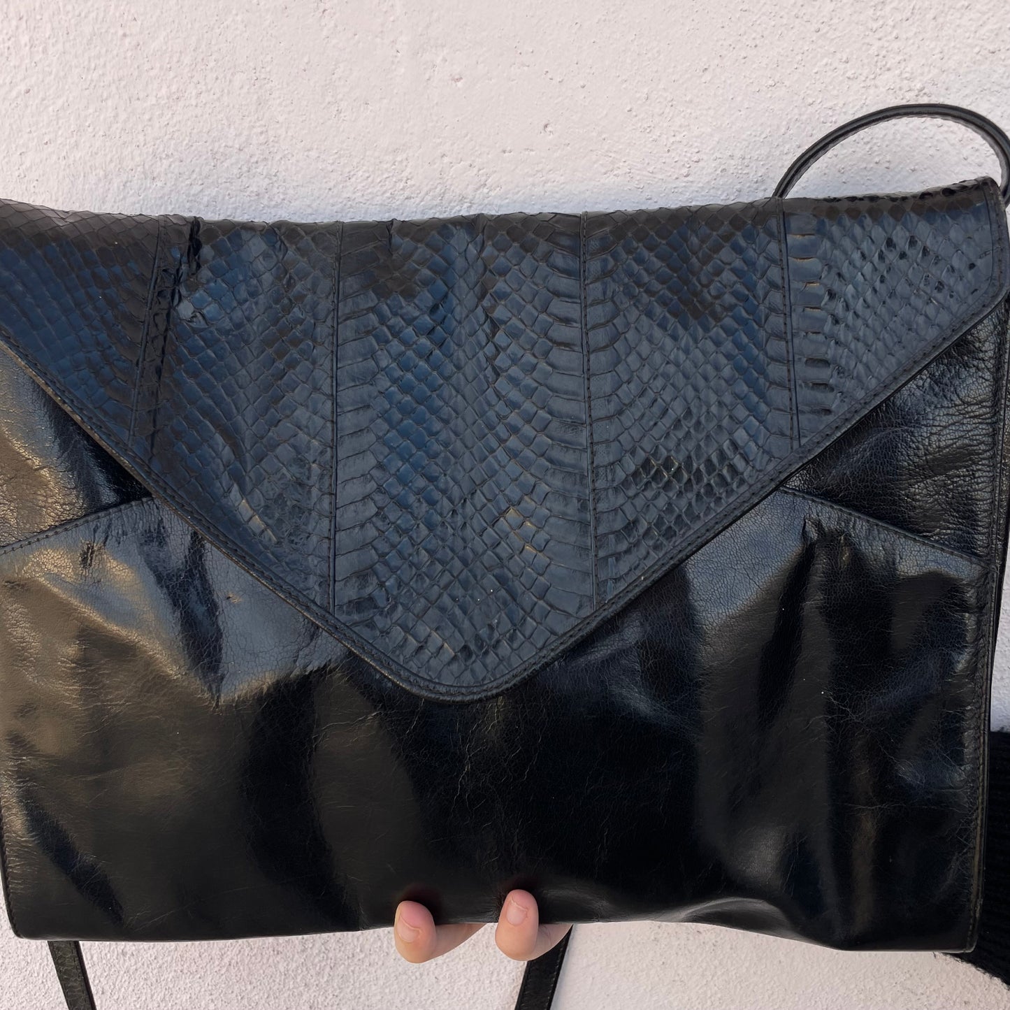 Borsa “busta da lettere” nera