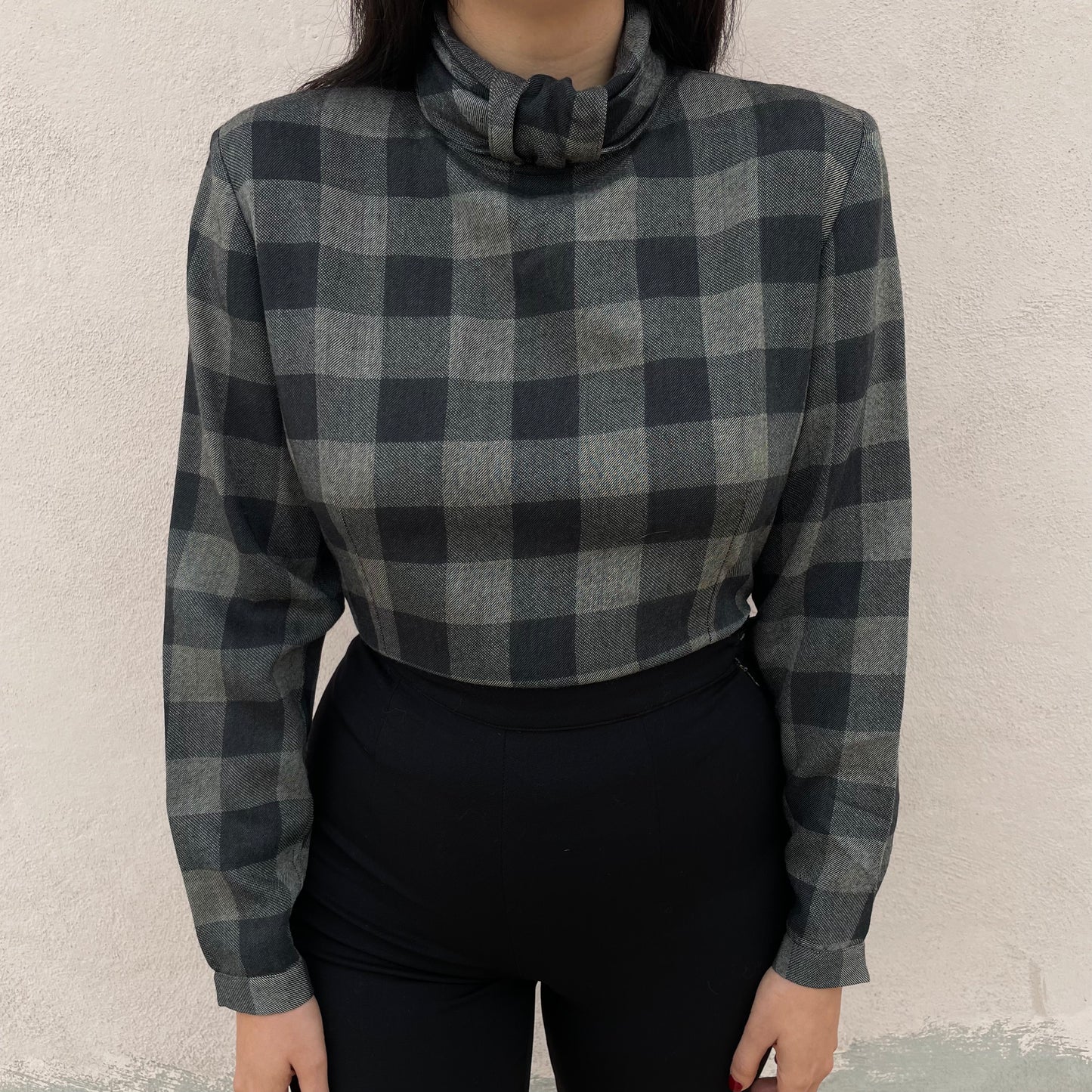 Blusa check Mani (Armani)