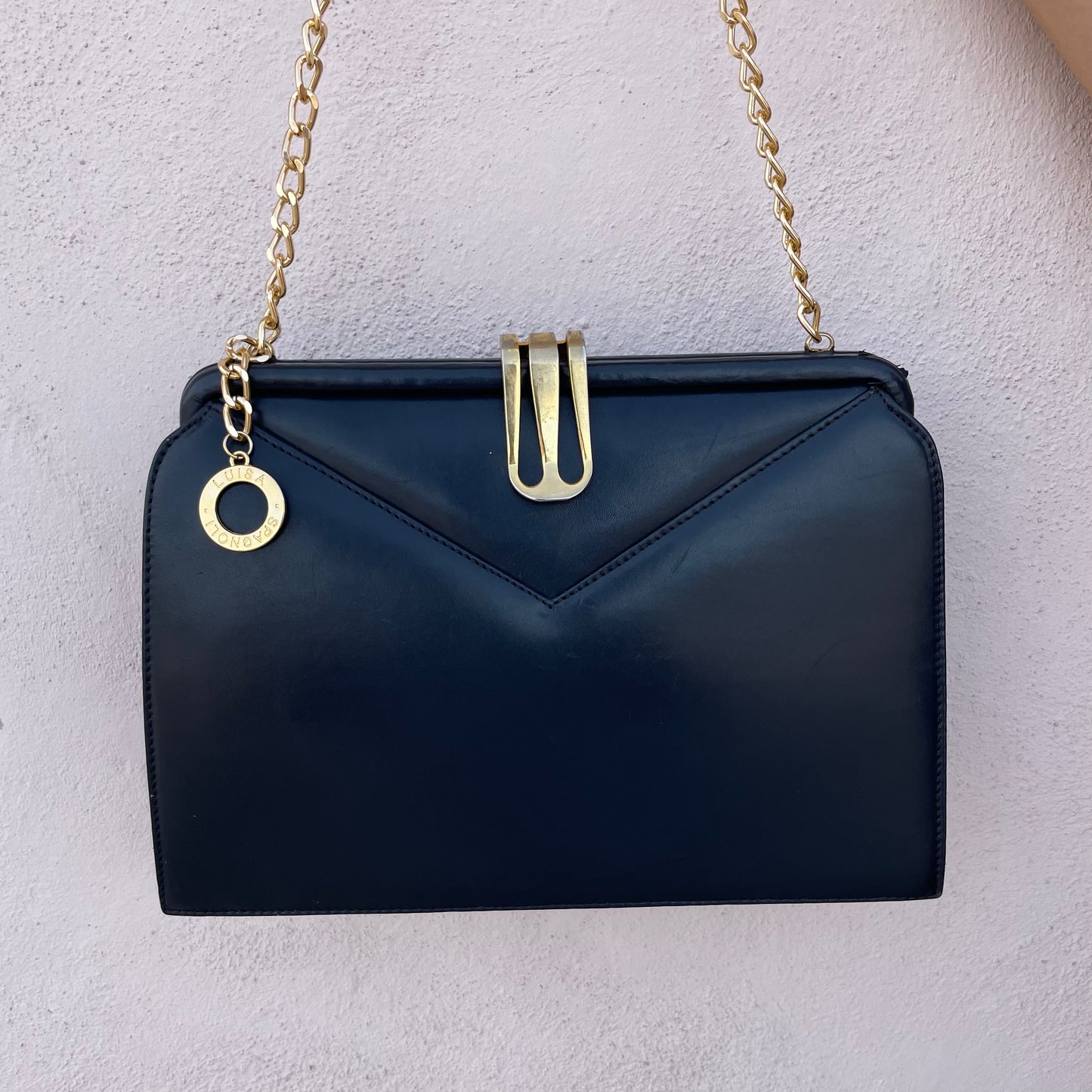 Borsa blu Luisa Spagnoli