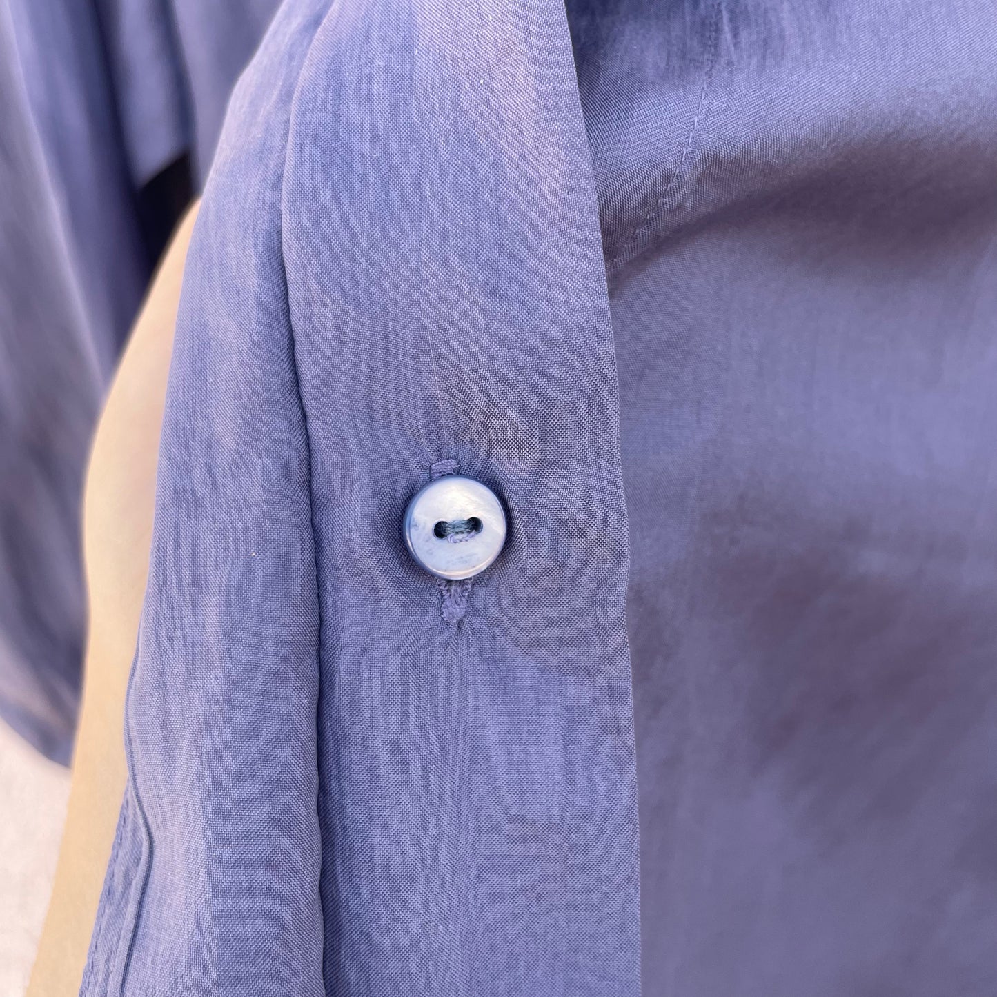Camicia seta pervinca