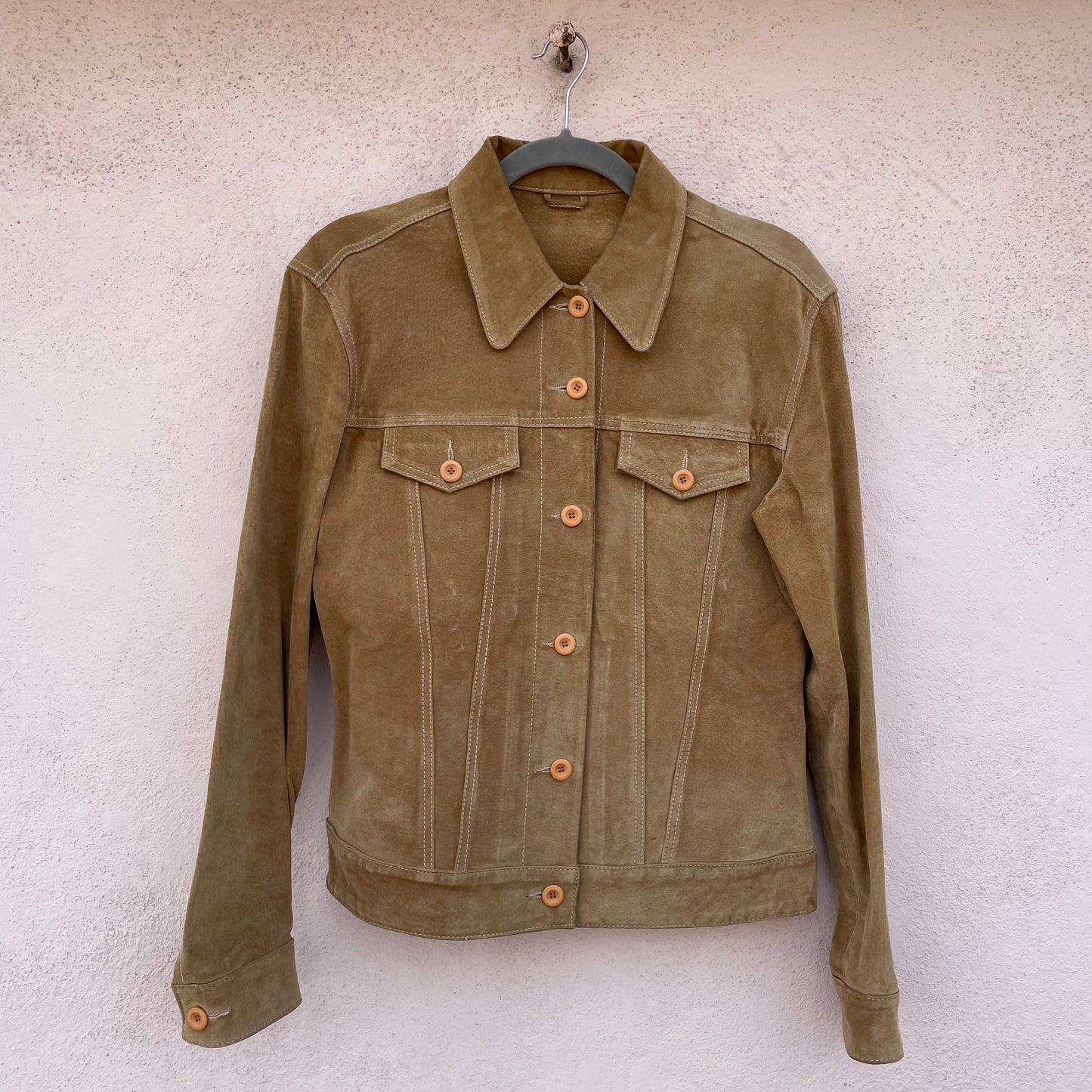 Giacca pelle cappuccino