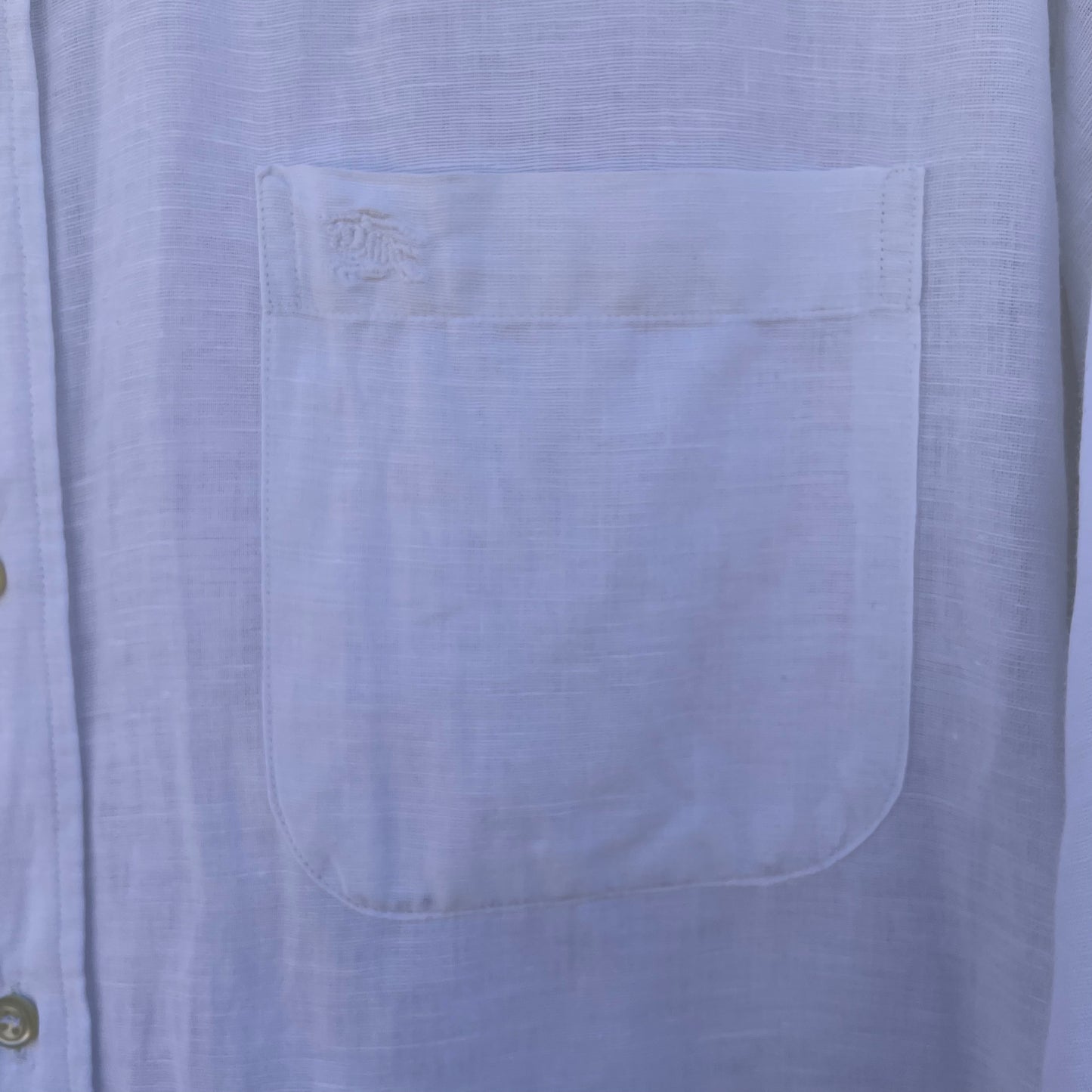 Camicia lino Burberry