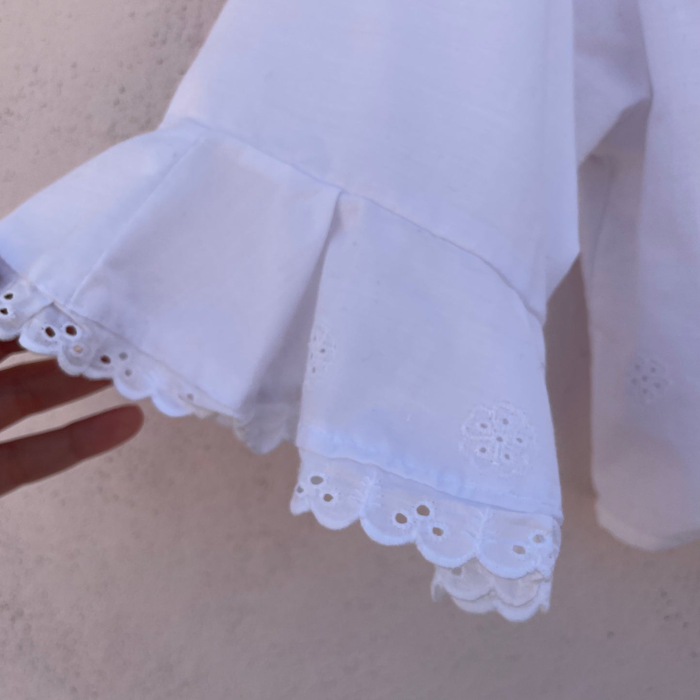 Top cotone ruches