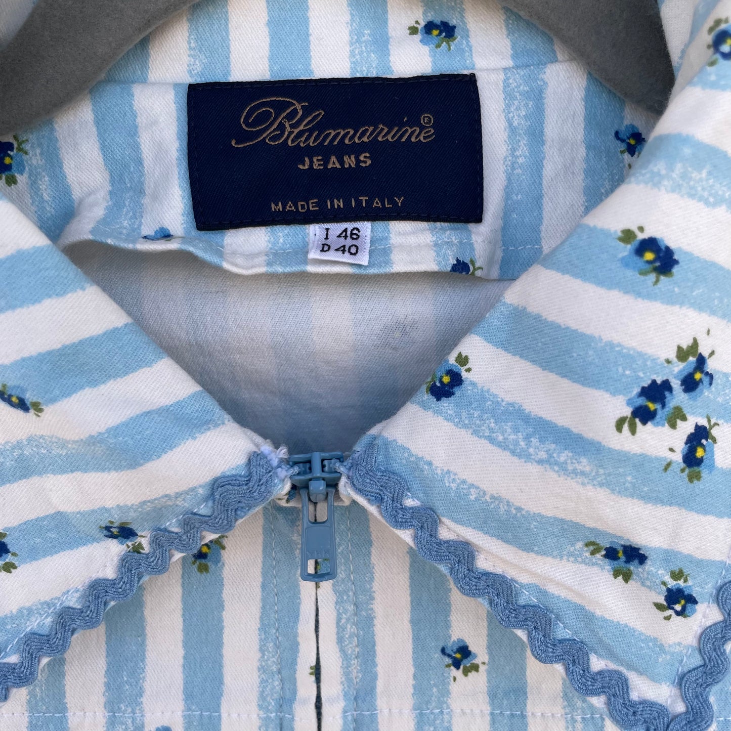 Giacchino Blumarine rose blu