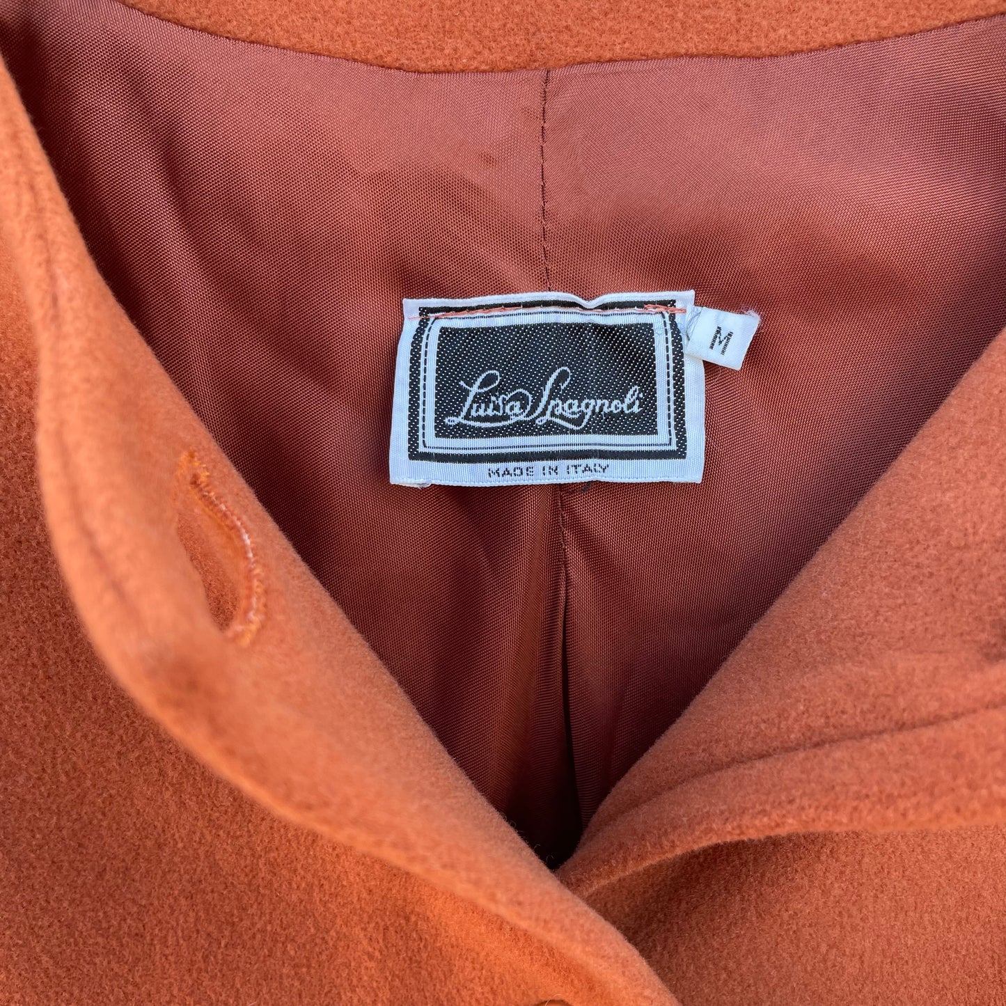 Cappotto Luisa Spagnoli ruggine