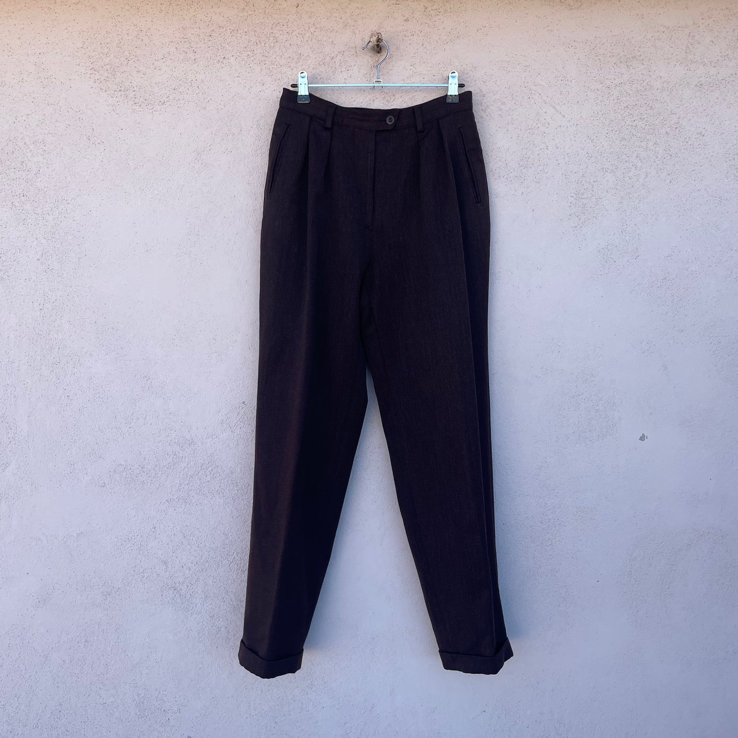Pantaloni Les Copains cioccolato