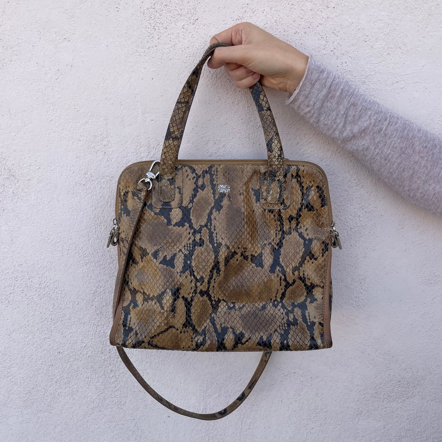 Borsa stampa pitone