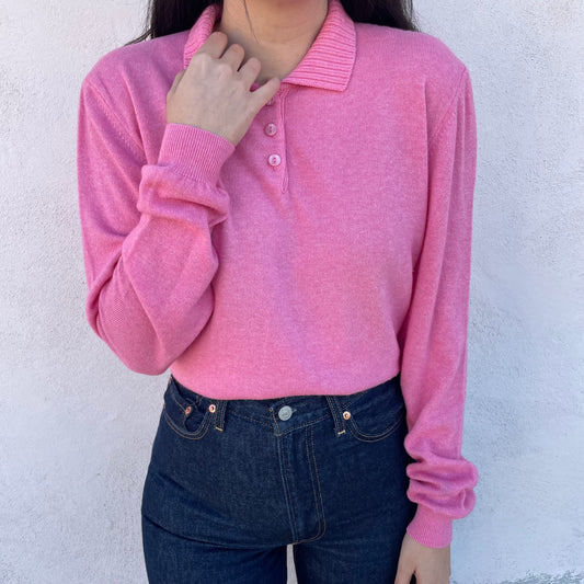 Polo rosa cachemire blend