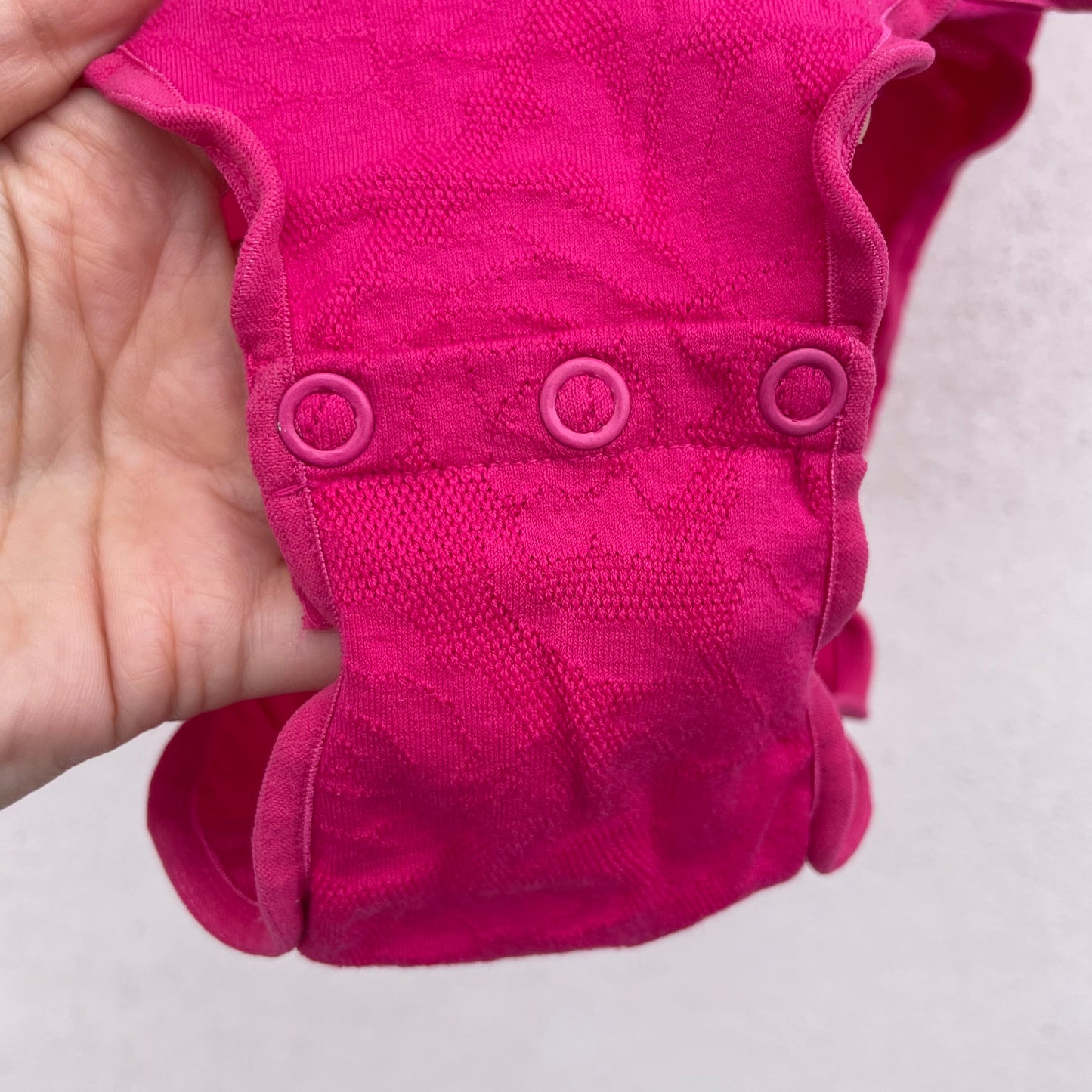 Body fucsia fiocchetto