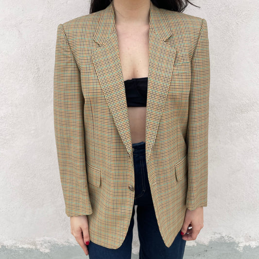 Blazer check merino