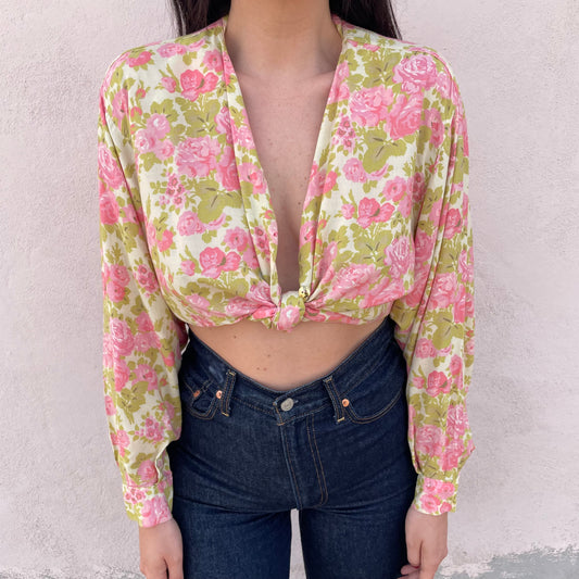 Camicia stampa floreale