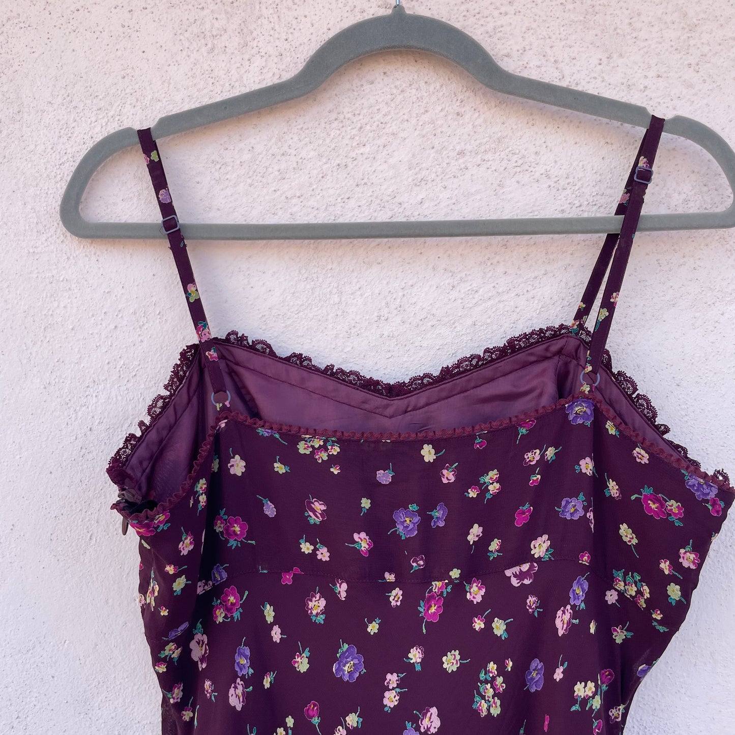 Slip dress 90s prugna
