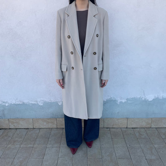 Cappotto greige chiaro Marella