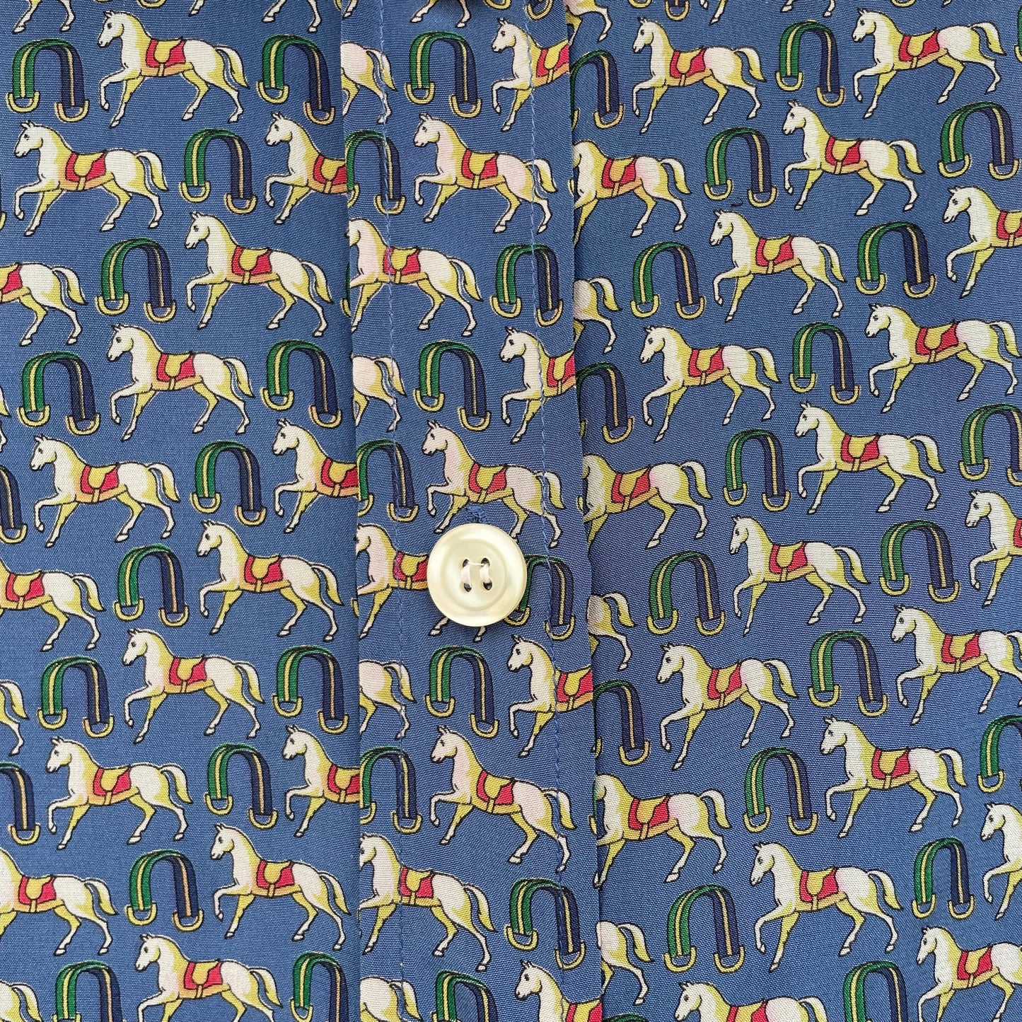 Camicia seta cavalli