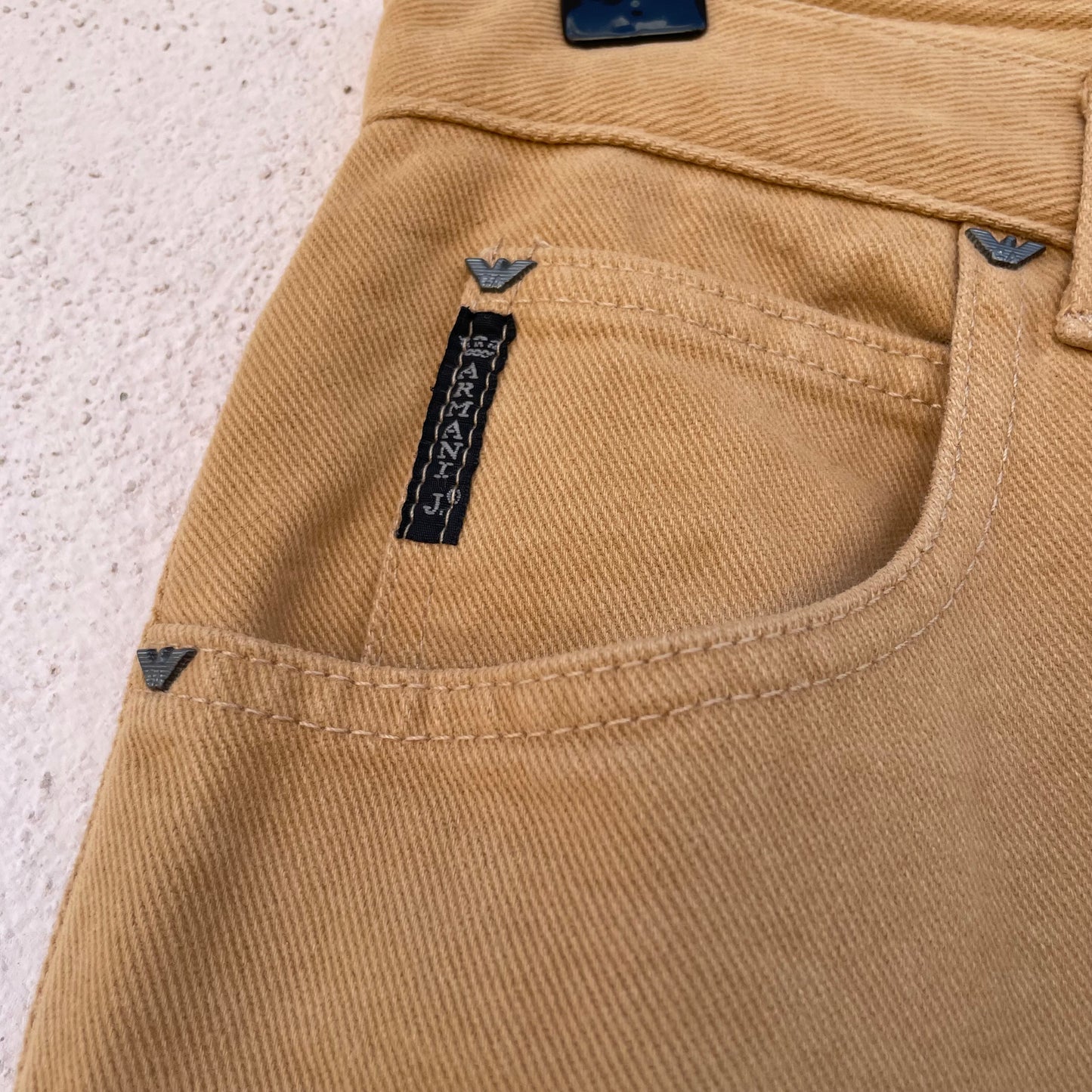 Jeans Armani caramello