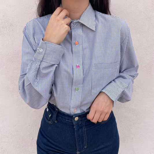 Camicia righe fiorellini