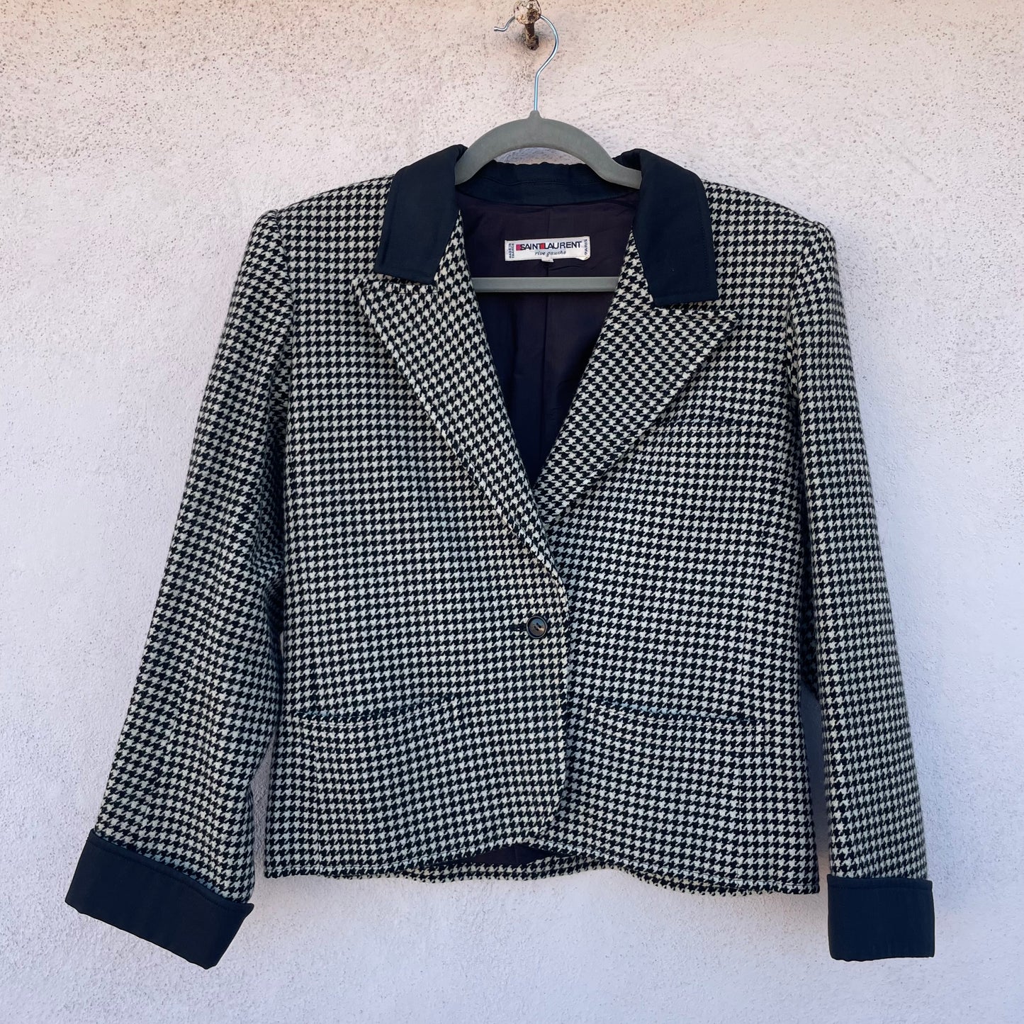 Blazer pied-de-poule Saint Laurent