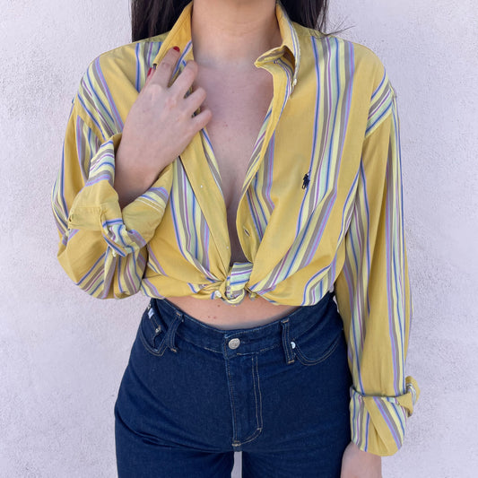 Camicia gialla Ralph Lauren