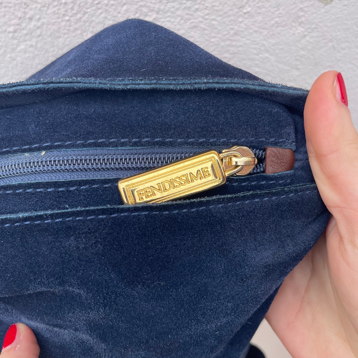 Borsa scamosciata Fendissime