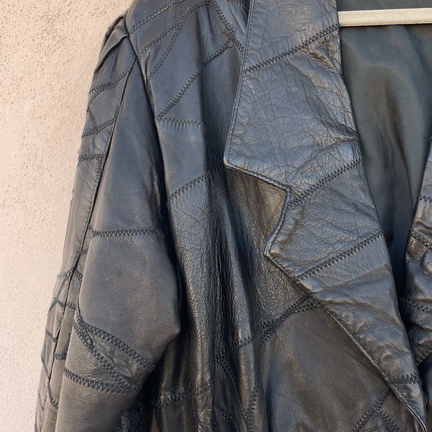 Giacca pelle cropped