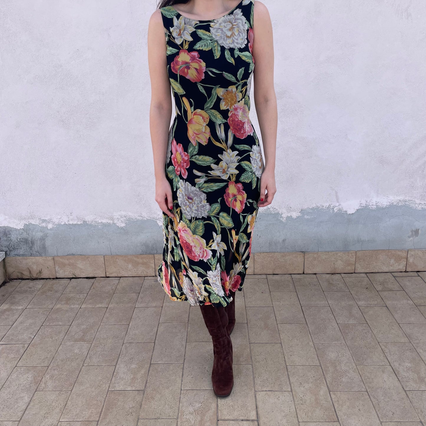 Abito gigli e peonie