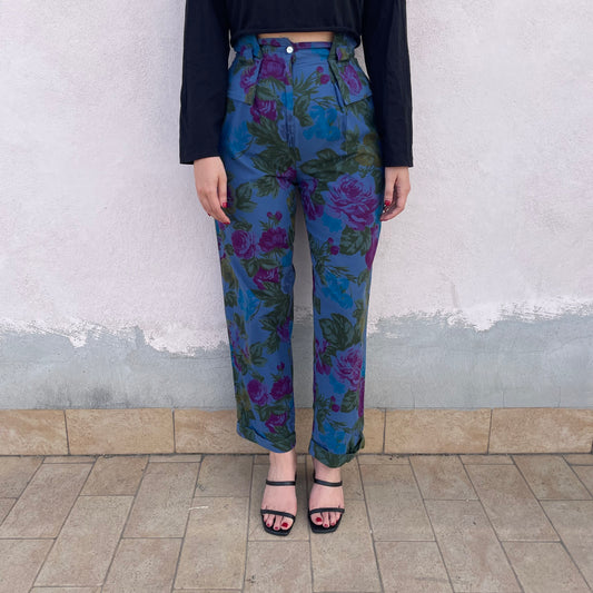 Panta Max Mara fiori