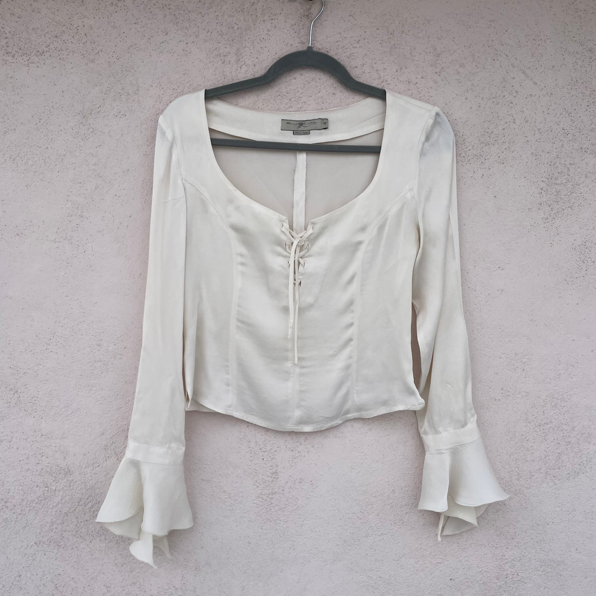 Top seta laccetti
