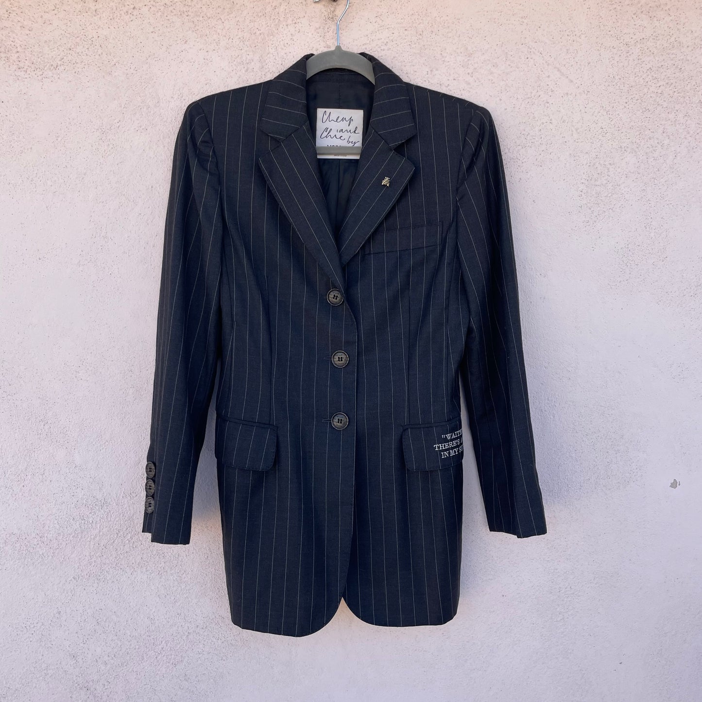 Blazer Moschino “fly”