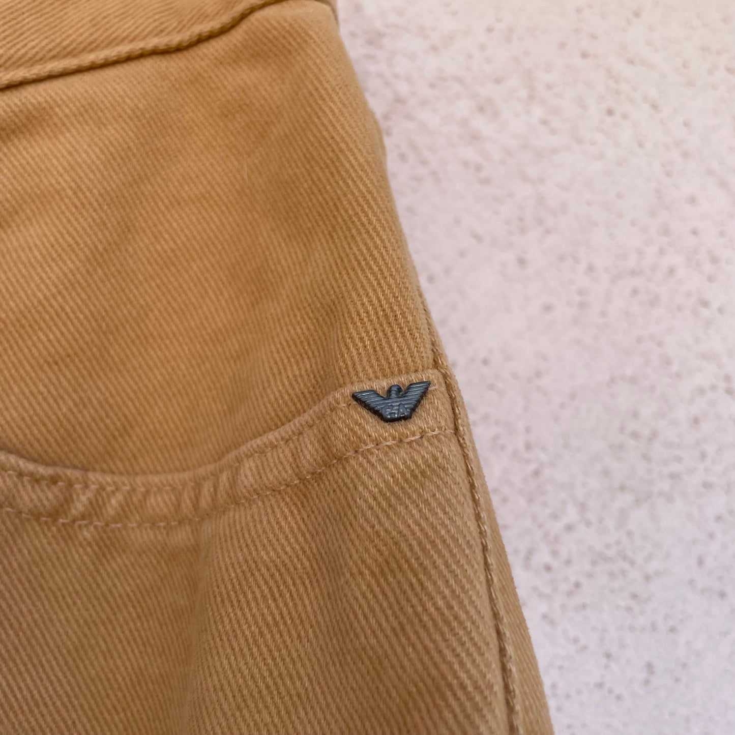 Jeans Armani caramello