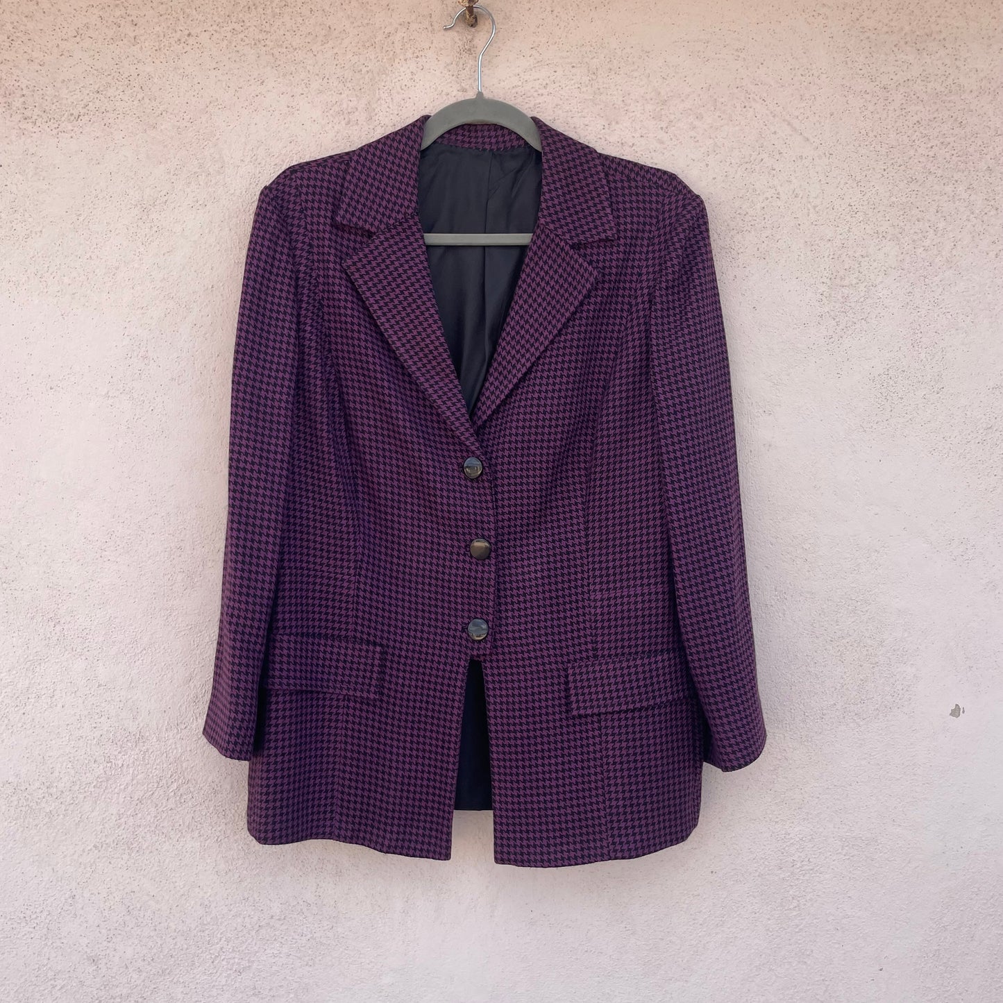 Blazer pied-de-poule viola