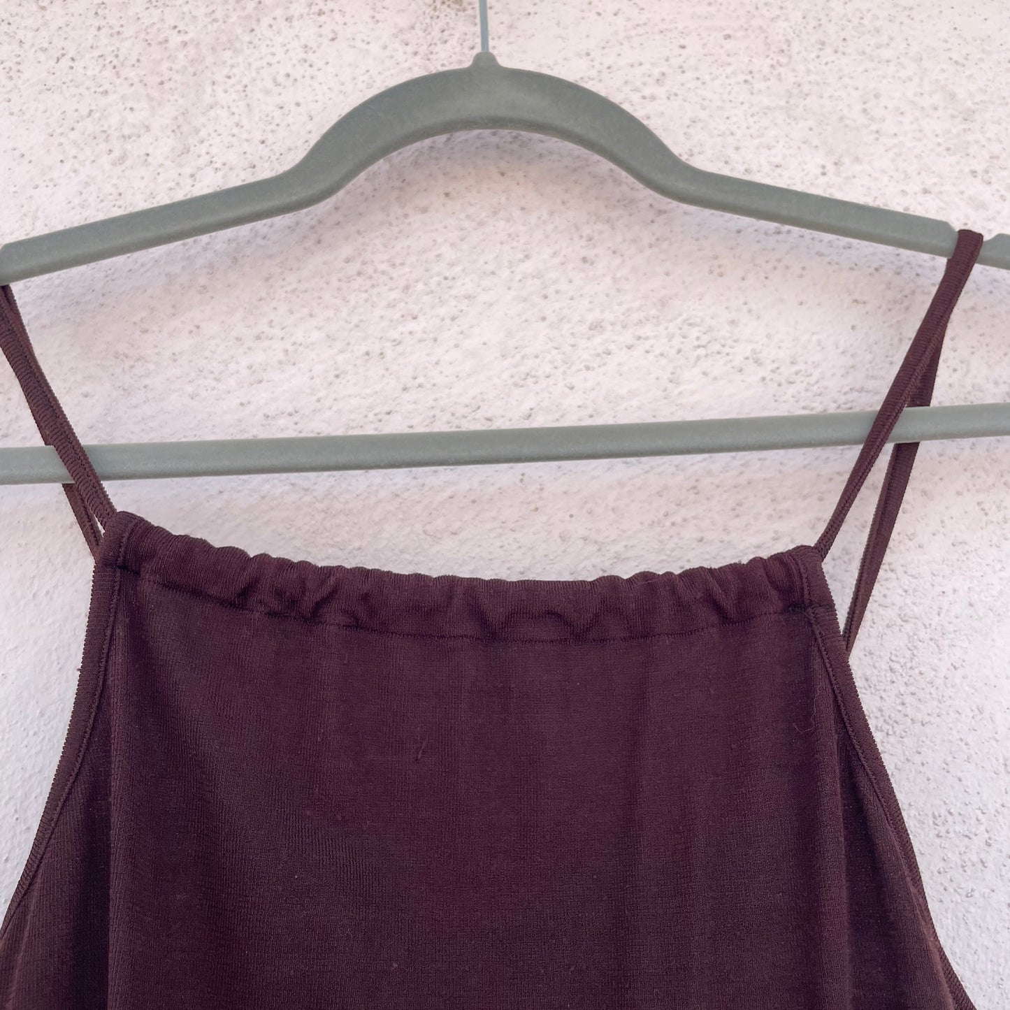 Top halter cioccolato