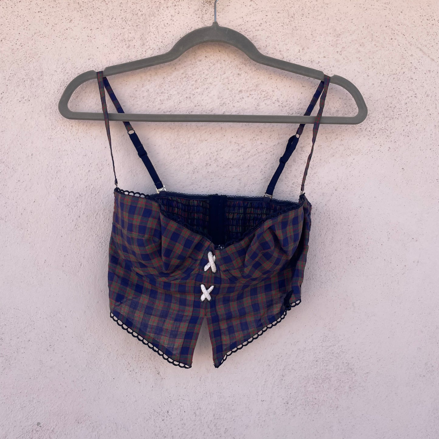 Top bustier Armani blu