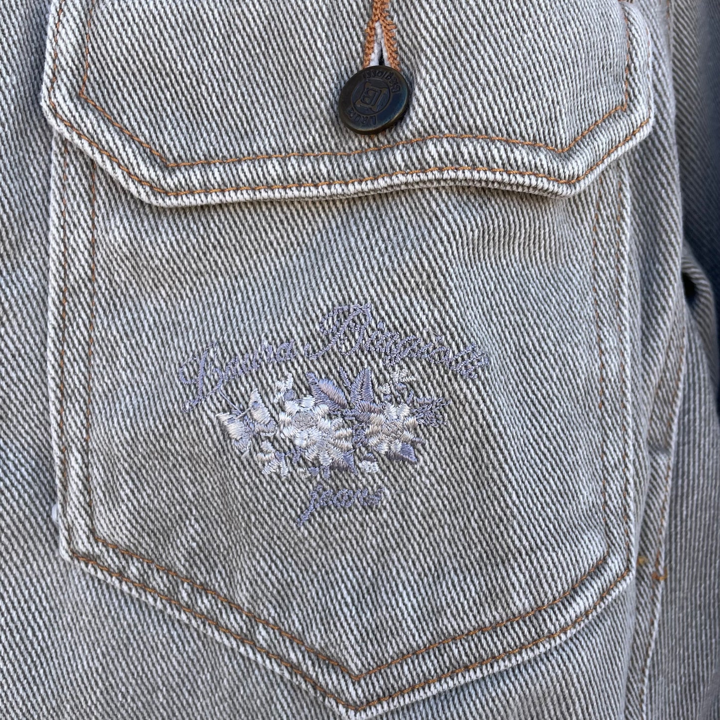 Giacca jeans grigia Biagiotti