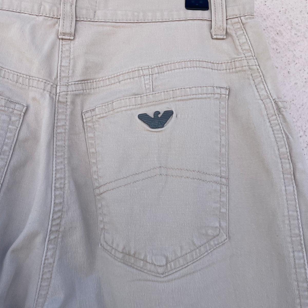 Panta ecrù Armani