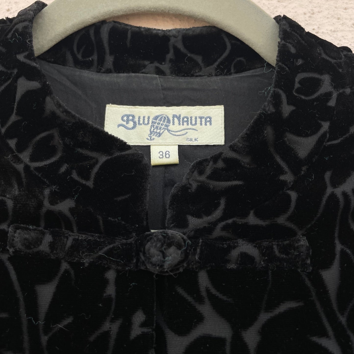 Soprabito velluto silk blend