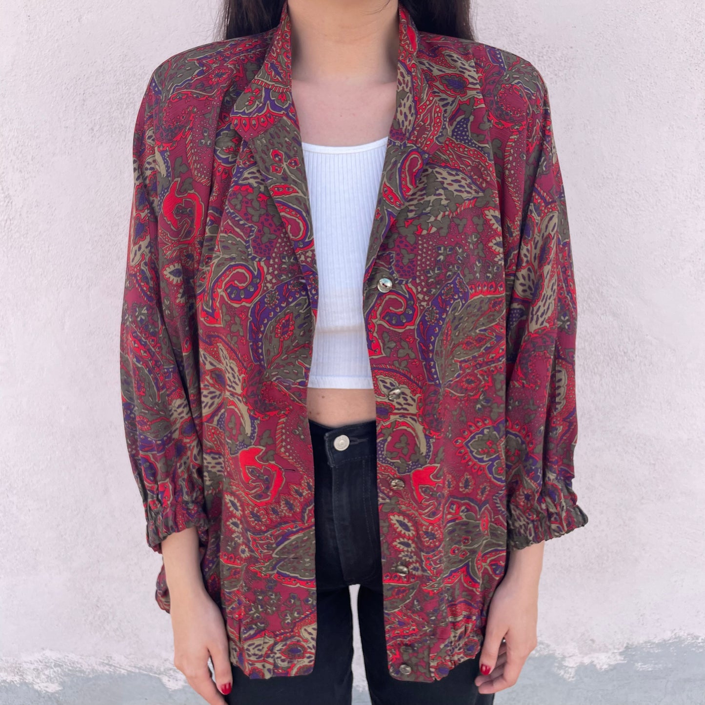 Overshirt fluida fantasia