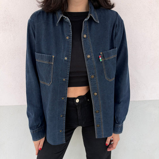Overshirt denim Moschino