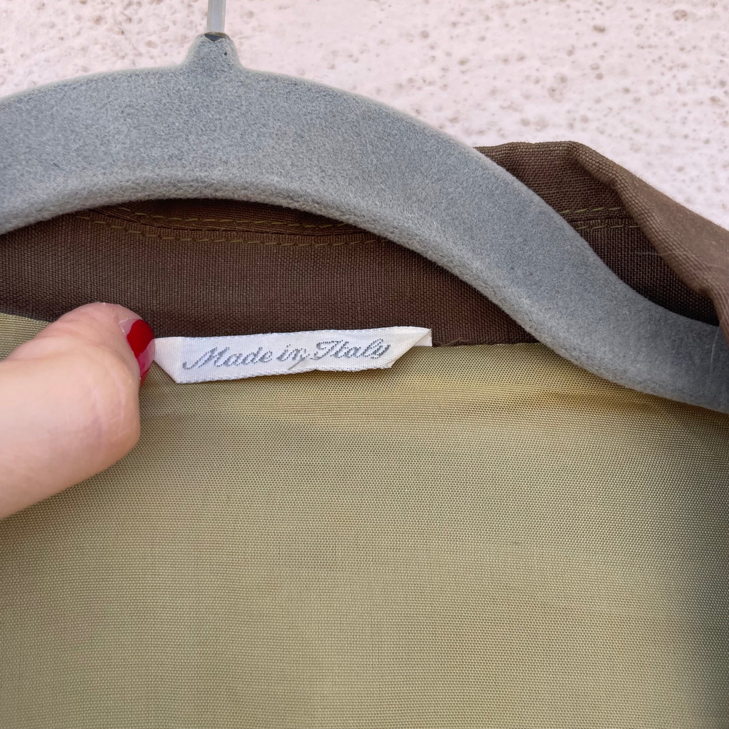 Blazer oliva lino
