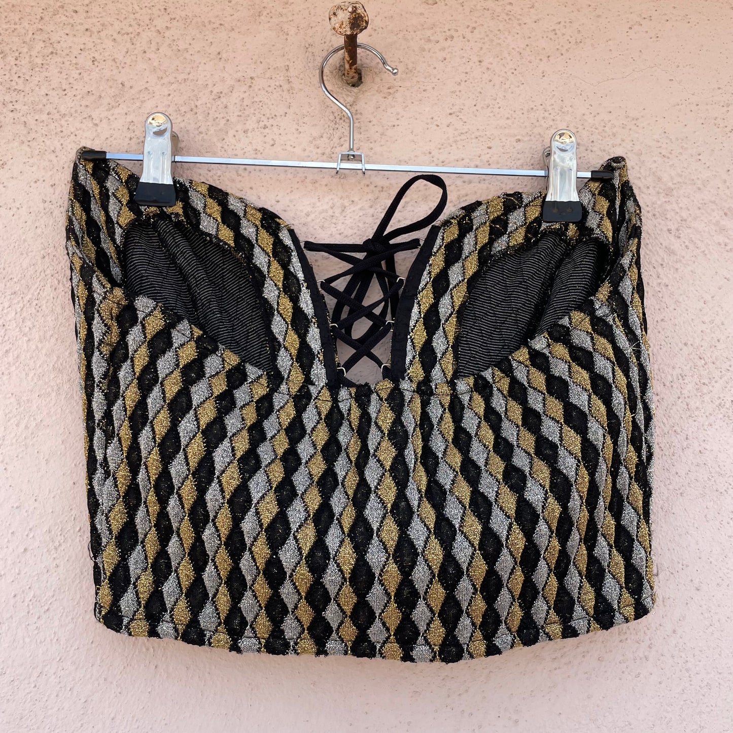 Bustier lurex