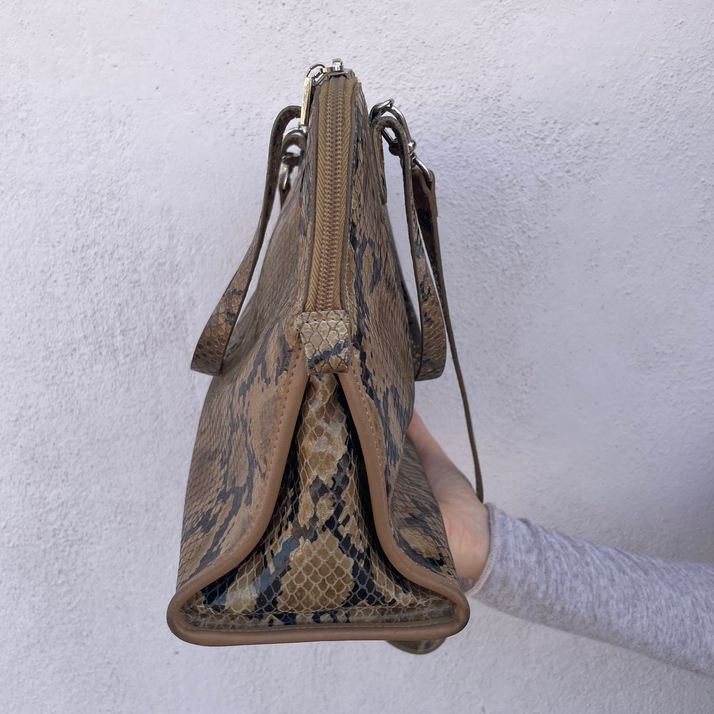 Borsa stampa pitone