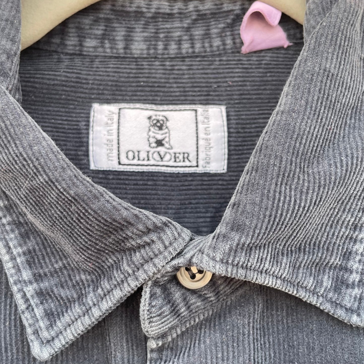 Overshirt blu Oliver Valentino