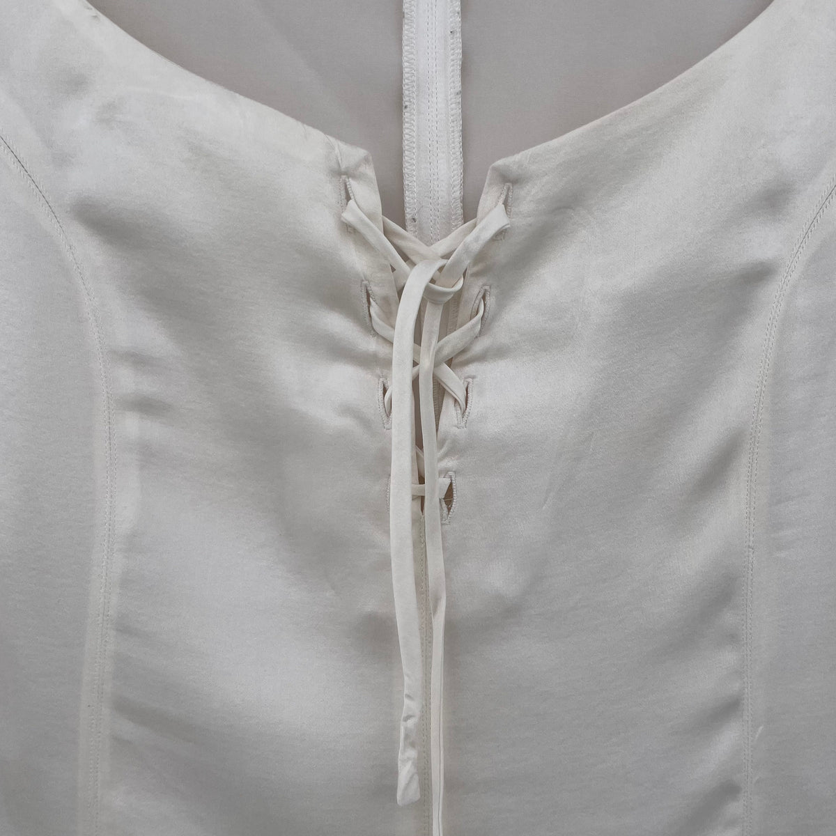 Top seta laccetti