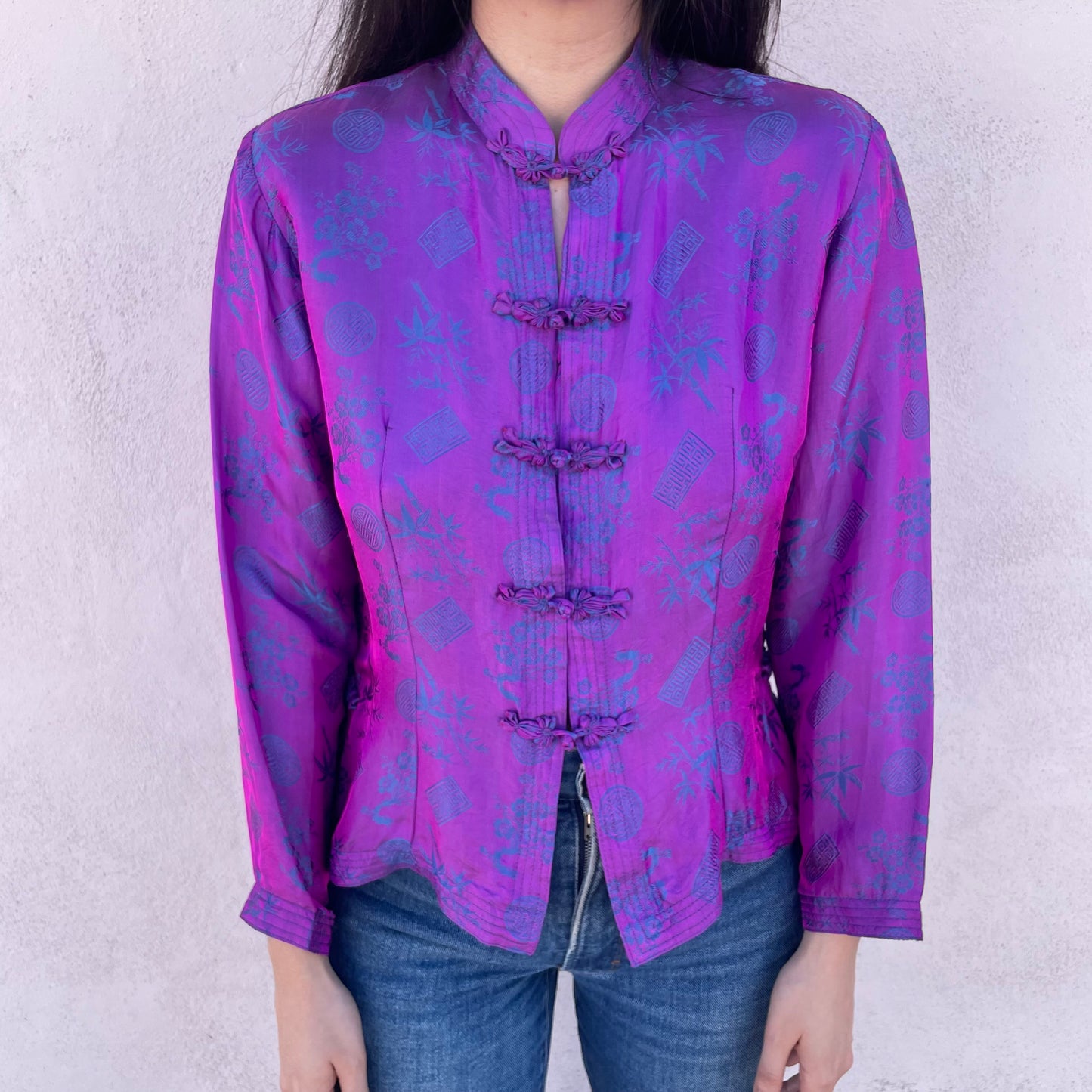 Camicia orientale viola
