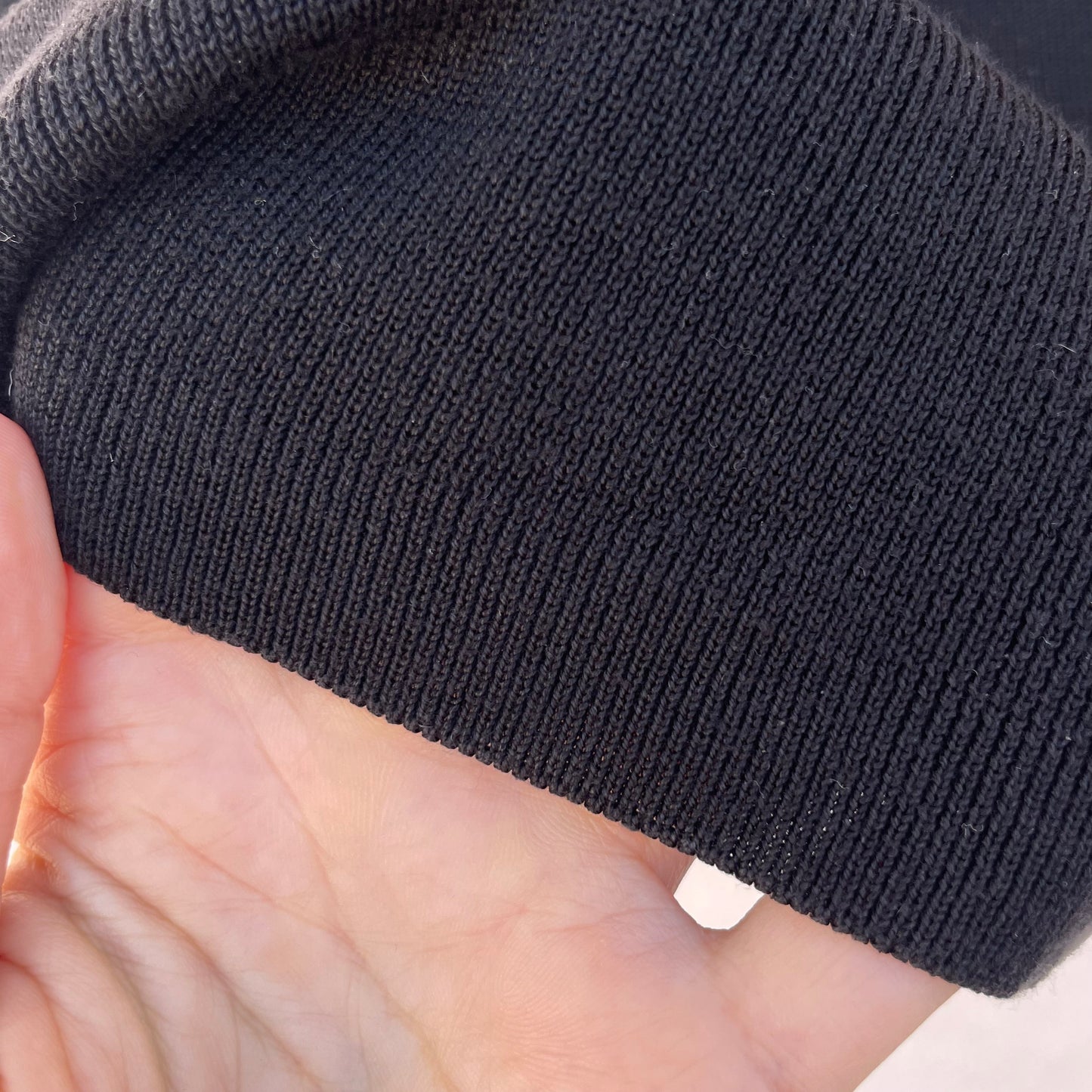 Top nero maglia di seta