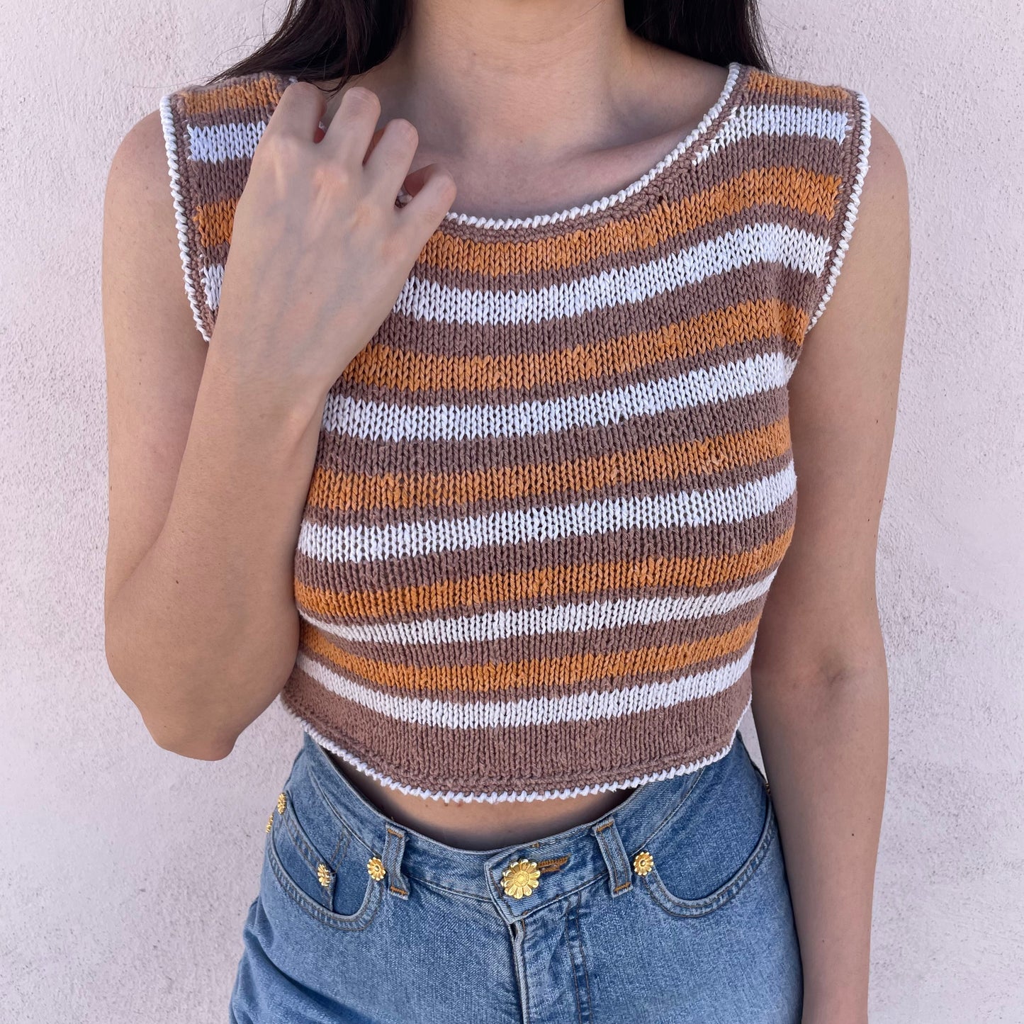 Crop top maglia