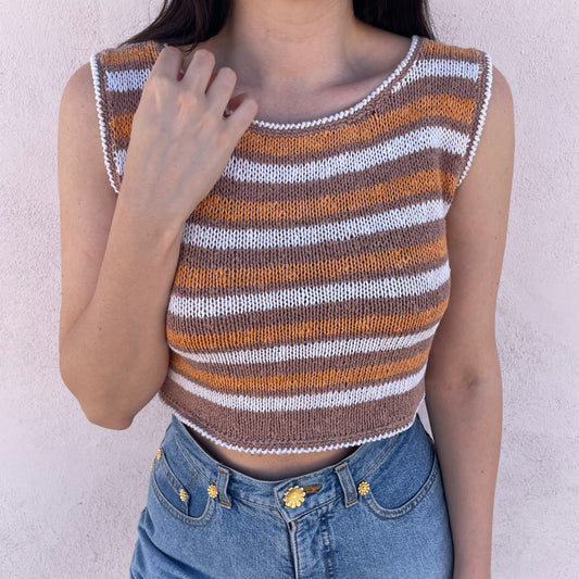 Crop top maglia
