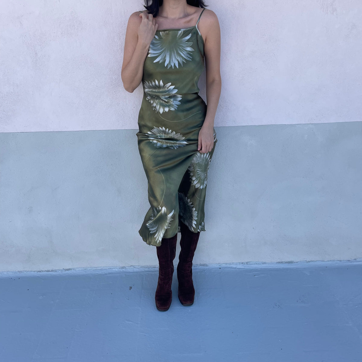 Abito 90s verde