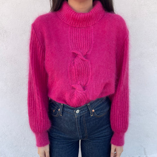 Golf treccia fucsia
