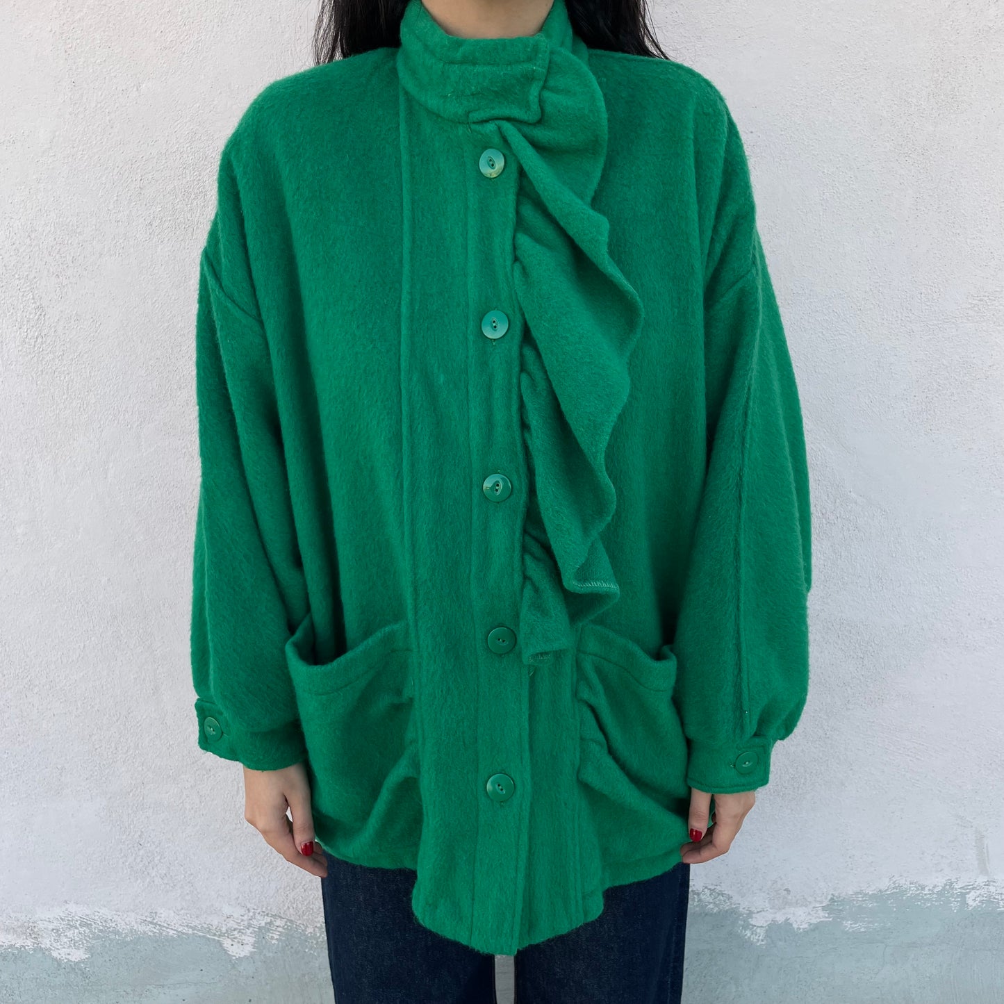 Cappotto verde smeraldo